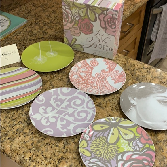 ROSANNA - set of 6 desert plates